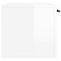 vidaXL Armario de pared madera ingeniería blanco brillo 80x36,5x35 cm vidaXL Armario de pared madera ingeniería blanco brillo 80x36,5x35 cm