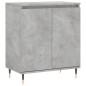 vidaXL Aparador de madera contrachapada gris hormigón 60x35x70 cm vidaXL Aparador de madera contrachapada gris hormigón 60x35x70 cm