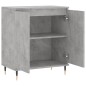 vidaXL Aparador de madera contrachapada gris hormigón 60x35x70 cm vidaXL Aparador de madera contrachapada gris hormigón 60x35x70 cm