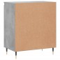 vidaXL Aparador de madera contrachapada gris hormigón 60x35x70 cm vidaXL Aparador de madera contrachapada gris hormigón 60x35x70 cm
