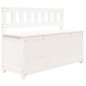 vidaXL Banco de madera maciza de pino blanco 110x41x76,5 cm vidaXL Banco de madera maciza de pino blanco 110x41x76,5 cm