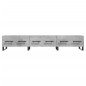 vidaXL Mueble para TV madera de ingeniería gris hormigón 150x36x30 cm vidaXL Mueble para TV madera de ingeniería gris hormigón 150x36x30 cm