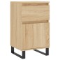 vidaXL Aparadores 2 uds madera de ingeniería roble Sonoma 40x35x70 cm vidaXL Aparadores 2 uds madera de ingeniería roble Sonoma 40x35x70 cm