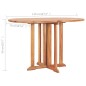 vidaXL Set de comedor de jardín plegable 5 pzas madera maciza de teca vidaXL Set de comedor de jardín plegable 5 pzas madera maciza de teca