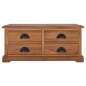 vidaXL Mesa de centro de madera de teca maciza 68x68x30 cm vidaXL Mesa de centro de madera de teca maciza 68x68x30 cm