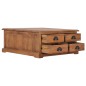 vidaXL Mesa de centro de madera de teca maciza 68x68x30 cm vidaXL Mesa de centro de madera de teca maciza 68x68x30 cm