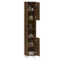 vidaXL Armario de baño madera contrachapada roble marrón 30x30x179 cm vidaXL Armario de baño madera contrachapada roble marrón 30x30x179 cm
