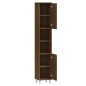 vidaXL Armario de baño madera contrachapada roble marrón 30x30x179 cm vidaXL Armario de baño madera contrachapada roble marrón 30x30x179 cm