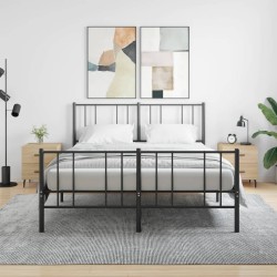 vidaXL Mesita noche 2 uds madera ingeniería roble Sonoma 40x35x47,5 cm
