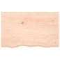 vidaXL Estante de pared madera maciza roble sin tratar 80x50x(2-6) cm vidaXL Estante de pared madera maciza roble sin tratar 80x50x(2-6) cm