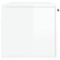 vidaXL Armario de pared madera ingeniería blanco brillo 100x36,5x35 cm vidaXL Armario de pared madera ingeniería blanco brillo 100x36,5x35 cm