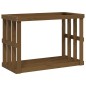 vidaXL Soporte leña de exterior madera pino marrón miel 108x52x74 cm vidaXL Soporte leña de exterior madera pino marrón miel 108x52x74 cm
