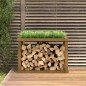 vidaXL Soporte leña de exterior madera pino marrón miel 108x52x74 cm vidaXL Soporte leña de exterior madera pino marrón miel 108x52x74 cm