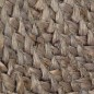 vidaXL Alfombra de yute tejida a mano redonda gris 150 cm