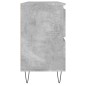 vidaXL Mueble de baño madera de ingeniería gris hormigón 80x33x60 cm vidaXL Mueble de baño madera de ingeniería gris hormigón 80x33x60 cm