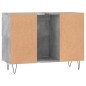 vidaXL Mueble de baño madera de ingeniería gris hormigón 80x33x60 cm vidaXL Mueble de baño madera de ingeniería gris hormigón 80x33x60 cm