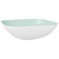 vidaXL Lavabo de vidrio blanco 42x42x14 cm vidaXL Lavabo de vidrio blanco 42x42x14 cm