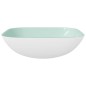 vidaXL Lavabo de vidrio blanco 42x42x14 cm vidaXL Lavabo de vidrio blanco 42x42x14 cm