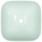 vidaXL Lavabo de vidrio blanco 42x42x14 cm vidaXL Lavabo de vidrio blanco 42x42x14 cm