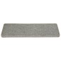 vidaXL Alfombras de peldaños de escalera 15uds blanco y gris 65x21x4cm vidaXL Alfombras de peldaños de escalera 15uds blanco y gris 65x21x4cm