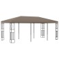 vidaXL Cenador de tela gris taupé 6x3 m vidaXL Cenador de tela gris taupé 6x3 m