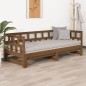 vidaXL Sofá cama extraíble madera maciza pino marrón miel 2x(90x200)cm vidaXL Sofá cama extraíble madera maciza pino marrón miel 2x(90x200)cm