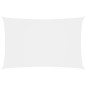 vidaXL Toldo de vela rectangular tela Oxford blanco 2,5x5 m vidaXL Toldo de vela rectangular tela Oxford blanco 2,5x5 m