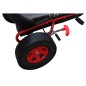 vidaXL Kart para niños con pedales rojo vidaXL Kart para niños con pedales rojo