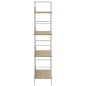 vidaXL Estantería de 4 niveles madera ingeniería roble 60x27,6x124,5cm vidaXL Estantería de 4 niveles madera ingeniería roble 60x27,6x124,5cm