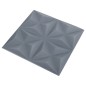 vidaXL Paneles de pared 3D 24 unidades 50x50 cm gris origami 6 m² vidaXL Paneles de pared 3D 24 unidades 50x50 cm gris origami 6 m²