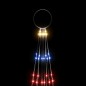 vidaXL Árbol de Navidad en asta de bandera 310 LED de colores 300 cm vidaXL Árbol de Navidad en asta de bandera 310 LED de colores 300 cm