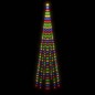 vidaXL Árbol de Navidad en asta de bandera 310 LED de colores 300 cm vidaXL Árbol de Navidad en asta de bandera 310 LED de colores 300 cm