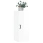 vidaXL Armario de pared blanco brillante 34,5x34x90 cm vidaXL Armario de pared blanco brillante 34,5x34x90 cm