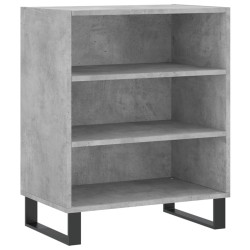 vidaXL Aparador madera de ingeniería gris hormigón 57x35x70 cm