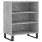 vidaXL Aparador madera de ingeniería gris hormigón 57x35x70 cm vidaXL Aparador madera de ingeniería gris hormigón 57x35x70 cm
