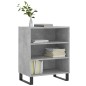 vidaXL Aparador madera de ingeniería gris hormigón 57x35x70 cm vidaXL Aparador madera de ingeniería gris hormigón 57x35x70 cm