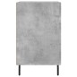 vidaXL Mesita de noche madera de ingeniería gris hormigón 40x40x66 cm vidaXL Mesita de noche madera de ingeniería gris hormigón 40x40x66 cm