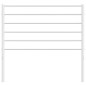 vidaXL Cabecero de metal blanco 80 cm vidaXL Cabecero de metal blanco 80 cm