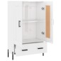 vidaXL Aparador alto madera de ingeniería blanco brillo 69,5x31x115 cm vidaXL Aparador alto madera de ingeniería blanco brillo 69,5x31x115 cm