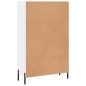 vidaXL Aparador alto madera de ingeniería blanco brillo 69,5x31x115 cm vidaXL Aparador alto madera de ingeniería blanco brillo 69,5x31x115 cm