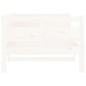 vidaXL Sofá cama madera maciza de pino blanco 90x190 cm