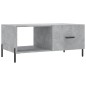 vidaXL Mesa de centro madera contrachapada gris hormigón 90x50x40 cm vidaXL Mesa de centro madera contrachapada gris hormigón 90x50x40 cm