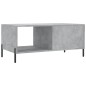 vidaXL Mesa de centro madera contrachapada gris hormigón 90x50x40 cm vidaXL Mesa de centro madera contrachapada gris hormigón 90x50x40 cm