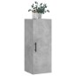 vidaXL Armario de pared gris hormigón 34,5x34x90 cm vidaXL Armario de pared gris hormigón 34,5x34x90 cm