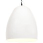 vidaXL Lámpara colgante industrial redonda 25 W blanca 42 cm E27 vidaXL Lámpara colgante industrial redonda 25 W blanca 42 cm E27
