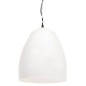 vidaXL Lámpara colgante industrial redonda 25 W blanca 42 cm E27 vidaXL Lámpara colgante industrial redonda 25 W blanca 42 cm E27