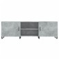 vidaXL Mueble de TV madera de ingeniería gris hormigón 150x30x50 cm