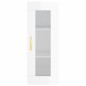 vidaXL Armario de pared blanco brillante 34,5x34x90 cm vidaXL Armario de pared blanco brillante 34,5x34x90 cm