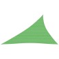 vidaXL Toldo de vela HDPE verde claro 160 g/m² 4x5x6,8 m vidaXL Toldo de vela HDPE verde claro 160 g/m² 4x5x6,8 m