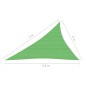 vidaXL Toldo de vela HDPE verde claro 160 g/m² 4x5x6,8 m vidaXL Toldo de vela HDPE verde claro 160 g/m² 4x5x6,8 m
